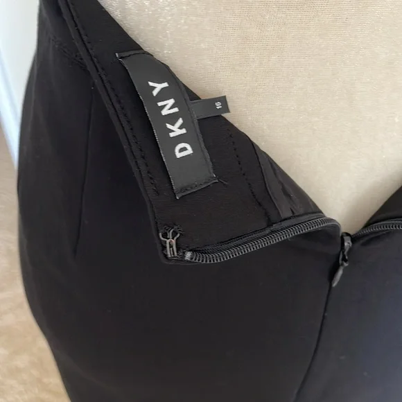 DKNY Black Midi Skirt. - Picture 7 of 13